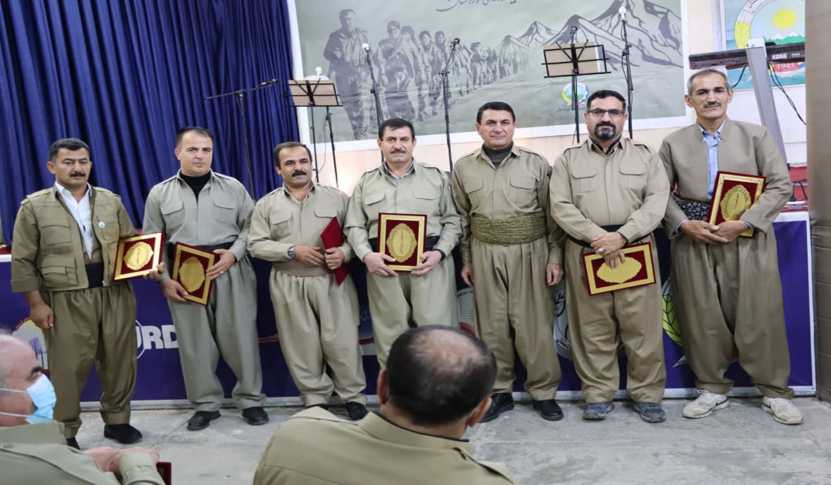 لە بنکەی ناوەندی حیزبی دێموکراتی کوردستان، یادی ڕۆژی ئاڵا و پێشمەرگەی کوردستان بەرز ڕاگیرا