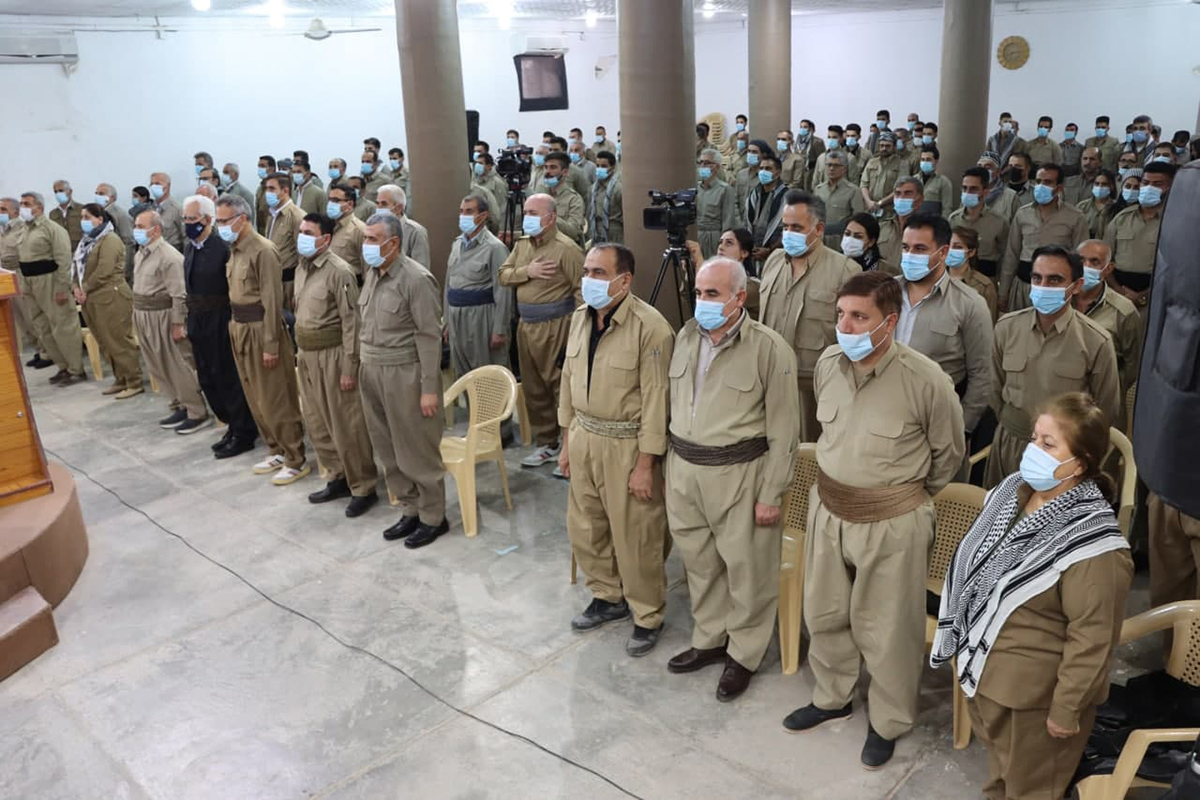 لە بنکەی ناوەندی حیزبی دێموکراتی کوردستان، یادی ڕۆژی ئاڵا و پێشمەرگەی کوردستان بەرز ڕاگیرا