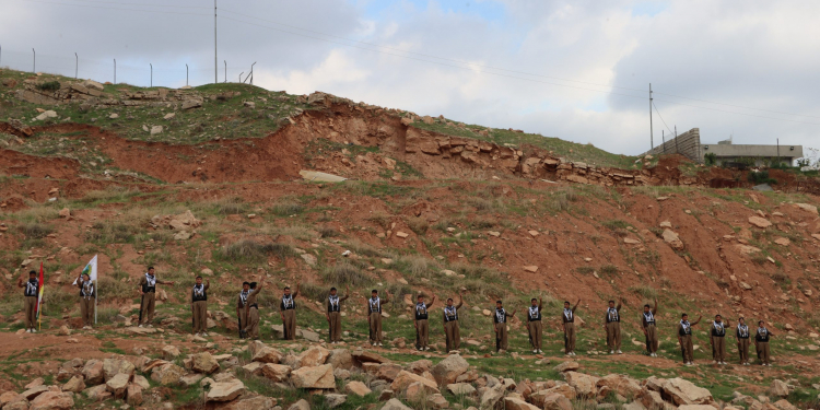 کۆتایی دەورەی ٢٤١ی فێرگەی پێگەیاندنی پێشمەرگەی حیزبی دێموکراتی کوردستان